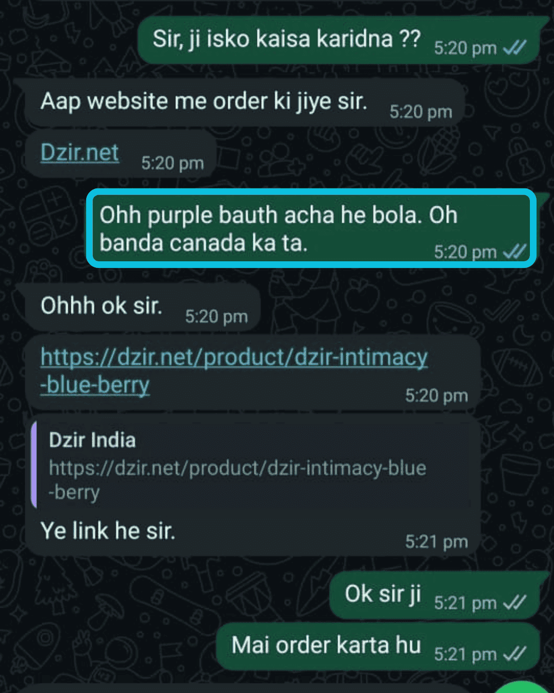 WhatsApp customer review 10 of 14