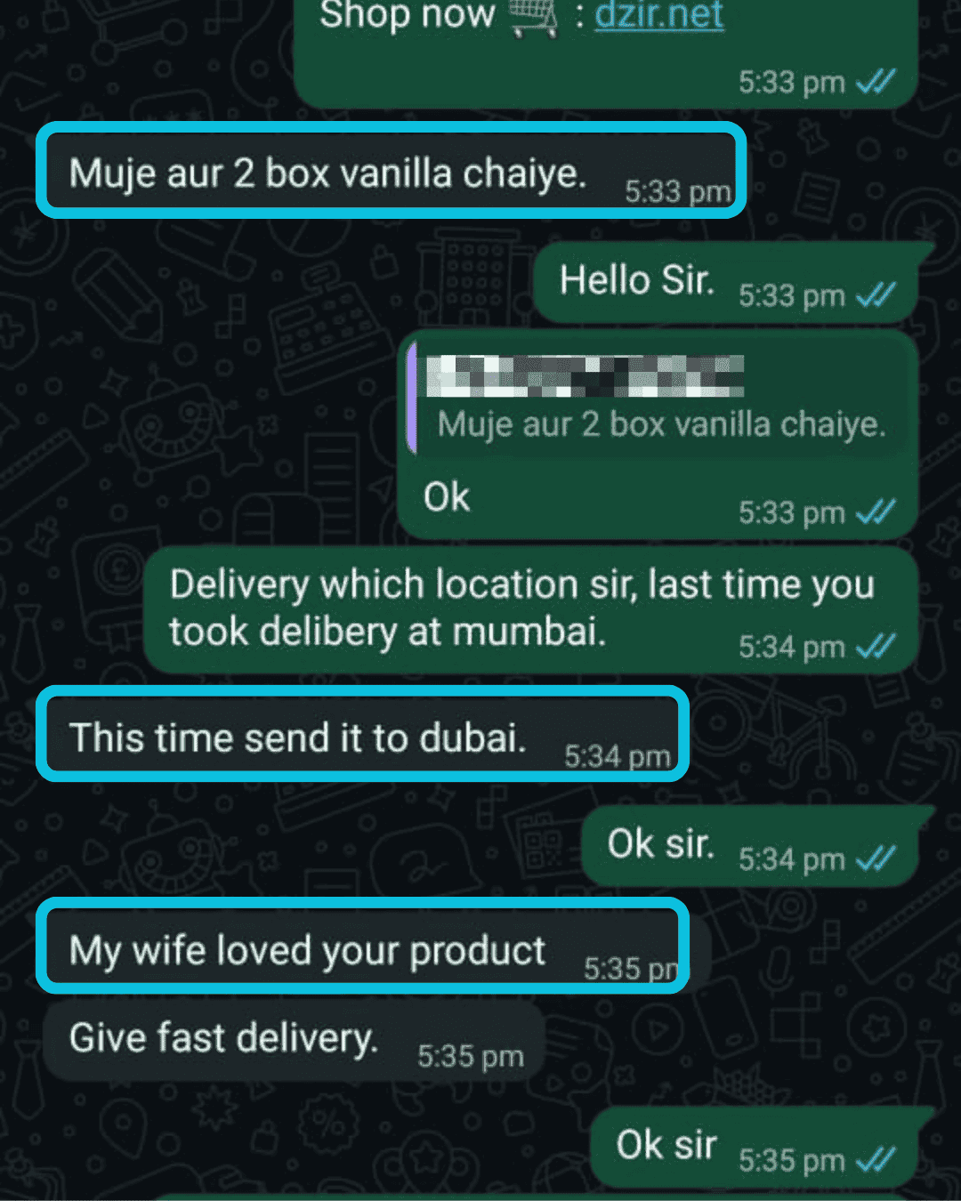 WhatsApp customer review 11 of 14