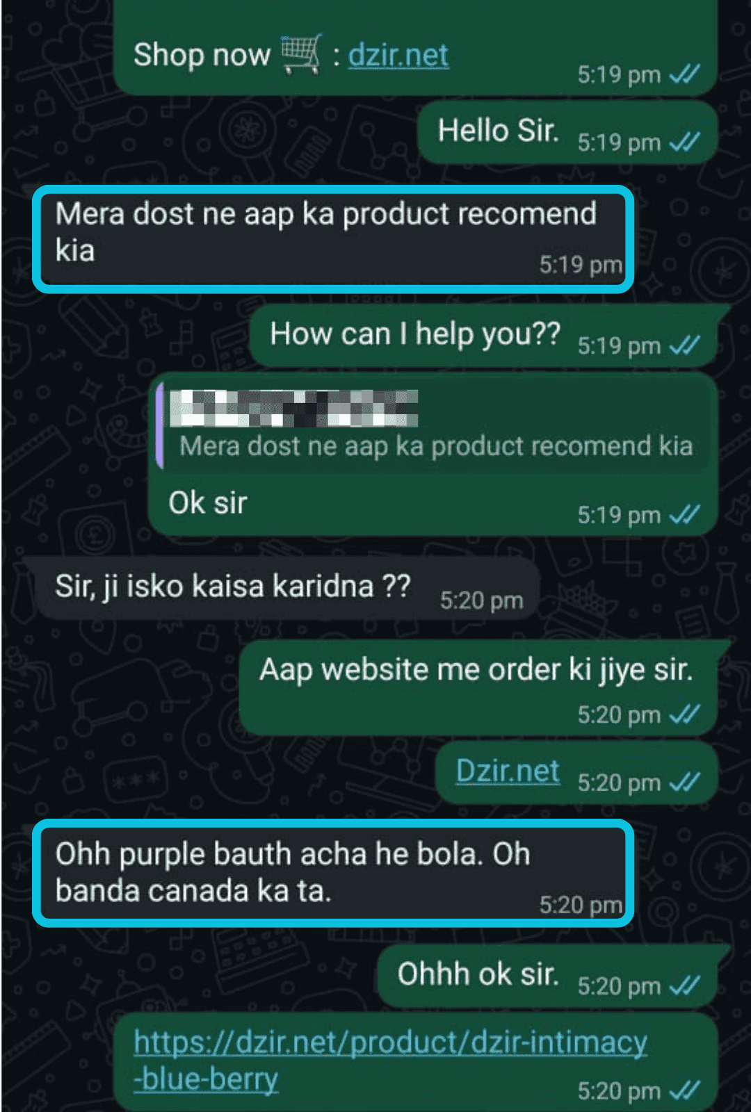 WhatsApp customer review 13 of 14